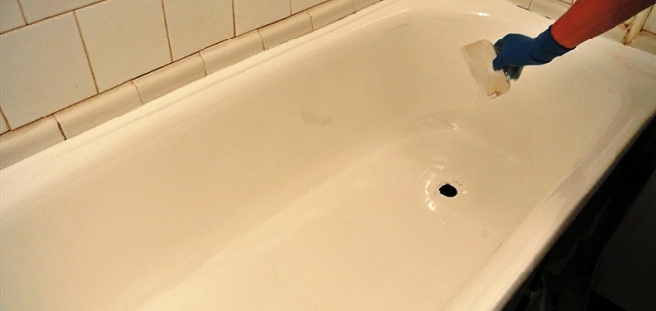 Реставрация чугунной ванны жидким акрилом или эмалью в домашних условиях